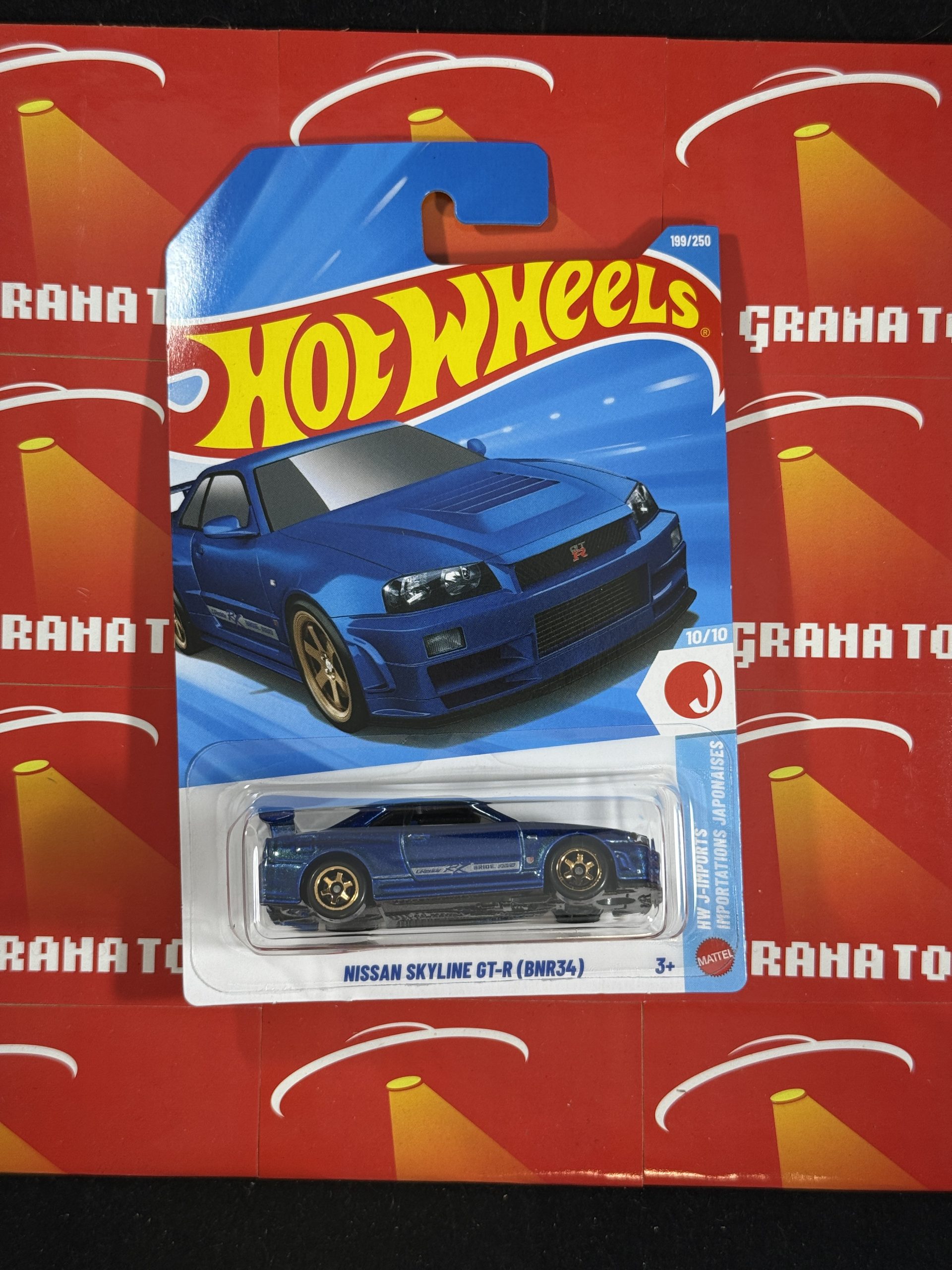 Nissan Skyline GT-R (BNR34) #199 J-Imports 10/10 2026 Hot Wheels